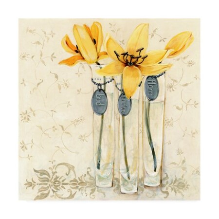Trademark Fine Art O. Boem 'Inspired Yellow' Canvas Art, 24x24 WAG13055-C2424GG